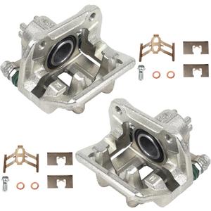 KUSATEC 19B6886 19B6887 Rear Disc Brake Caliper with Bracket fit for 2013-2018 Acura RDX; 2007-2016 Honda CR-V, 2012-2015 Crosstour; Both Left and Right side