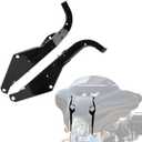 Batwing Head Outer Fairing Support Bracket for Electra Glide FLHT 1996-2013 - PSLER Support Bracket Heavy Duty Aerodynamic Wing Spoiler Trim Accessories for Electra Glide FLHT Street Glide FLHX