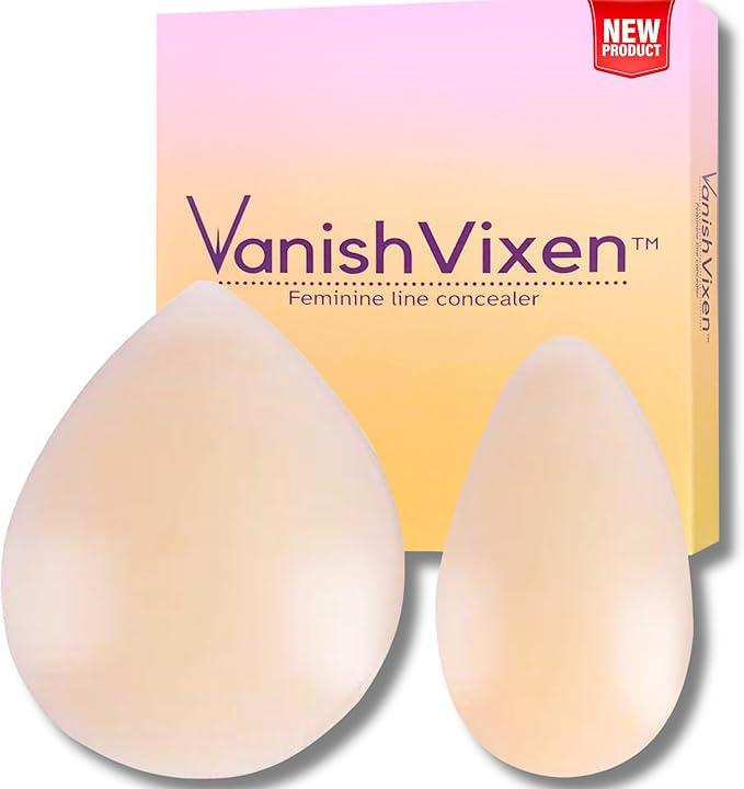 Reusable self-adhesive silicone Intimate cover, guard, & hider - Swimsuit's small, Legging's large, Concealer (2-Pack)