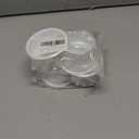 2 x Glass Water Pitcher Lids, 2 Pieces, White