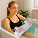 Cast Covers for Shower Arm, Waterproof Cast Cover Arm for Swimming, Cast Shower Cover, Water Proof Cast Protector for Adult, Sleeve for Showering, Elbow, Hand (Diameter - 6.3")