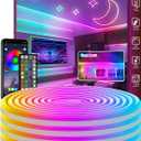 20Ft Led Rope Lights, Flexible Neon Lights Control with App/Remote, Multiple Modes, IP65 Outdoor RGB Waterproof, Music Sync Gaming Light Strip for Bedroom Decor