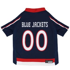 Pets First CBJ-4006-MD Columbus Blue Jackets Jersey, Size Small