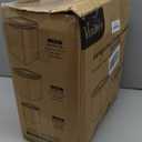 VERONES Large Tall Airtight Food Storage Containers, 10 PACK Plastic Airtight Kitchen & Pantry Organization, Ideal for Flour & Sugar Plastic Canisters with Labels (Black)