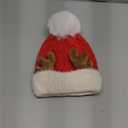 QLINLEAF Baby Santa Hat Anlters Christmas Hat Winter Warm Cotton Kitted Toddler Unisex Small Santa Hats(1-6 Years Old