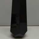 Modern Black Ceramic Vase, 7.5 Inch Geometric Flower vases, Minimalist Design for Table Shelf Centerpiece Home Decor Fit for Housewarming, Weddings, Birthday,Christmas