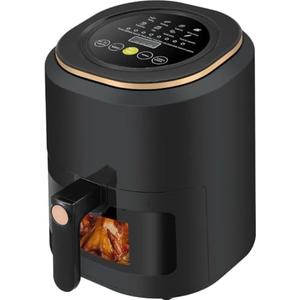 7 QT Household Air Fryers,stainless steel air fryer, One Touch Digital Control Presets,10 Menus to Choose From,Compact Space Saving,95% Less Oil Air Fry, Dishwasher be Applicable