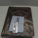 Baseball Card Binder - Stunning 3D Raised & Hand Colorwashed PU Leather Binder - 9 Pocket Album w Zipper - 360 Side Loading Sleeves Book for Baseball Trading Cards - Works with Topps, Bowman, Panini..