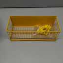 HIQCVOU Magnetic Storage Bin for Traeger Grills, Traeger Accessories Compatible with Traeger Pro 22, Pro 34, Pro 575, Pro 780, Ironwood 885/ 650 & Z GRILLS, PIT BOSS Wood Pellet Smoker (Yellow 2 Pack)