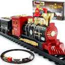 12 Pcs Train Set for Toddlers 2-4,Mini Track Motorized Trains Electric Christmas Toy,Classical Trian Sets for 3 4 5 6 7 8+ Years Old Kids Christmas Birthday Toys Gifts,No Batteries Included