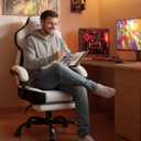 GTPLAYER Gaming Chair for Adults, Ergonomic High Back Chair with Footrest