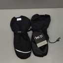 MCTi Kids Mittens Waterproof Winter Ski Warm Sherpa Lined Long Cuff with String