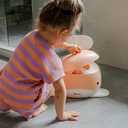 Kindsgut Whale Potty Training Toilet Ergonomic Toddler Potty for Boys & Girls, Designed in Germany, Non-Slip & Easy Clean, Peach