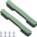 uxcell 2 Pcs Luggage Handle Replacement 8.5 Inch Suitcase Handle Carry Strap Plastic Pull Handle Grip Luggage Replacement Parts with Screws for Suitcase Box Luggage Case, Avocado Green