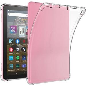 Clear Case for Amazon New Kindle Fire HD8 10th 12th Generation(2020 2022 2024 Release),Ultra TPU Soft Shell Transparent Cover for Amazon Kindle Fire HD 8 Plus 10th 12th Gen(for HD8 10th 12th)