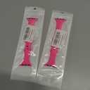 2 x STG Sport Slim Thin Narrow Silicone Bands Compatible with Apple Watch Band Ultra 3/2/1 49mm, Series 11/10 46/42mm, 9/8/7 45/41mm, SE 6/5/4 44/40mm, 3/2/1 42/38mm for Women Men
