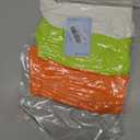 Women's Neon Scrunch Crew Socks 80s 90s Retro 3-Pack Cotton Stacked Boot Calf Cozy Ribbed Slouchy Socks Size 5-10 (1-white/Neon Green/Neon Orange)