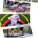Trampoline Springs Replacement 3.5" to 8.5" Galvanized Steel Heavy Duty High Tensile Universal Trampoline Accessories with T-Hook Tool, 12 to 48 Pack