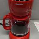 MELLERHOME 12-Cup Red Coffee Maker - Perfect for Home or Office, Borosilicate Carafe, Auto-Off, Reusable Filter, Anti-Drip, Keep-Warm Function, Clear Water Level Window, Red Kitchen Accessories
