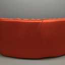 Pakunoda Premium Outdoor Bench Cushions for Patio Furniture 3.5inches Memory Foam Bench Cushion Waterproof Fade Resistant Porch Swing Cushions with Straps 60×18 Inch Orange