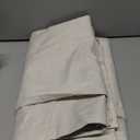 Naturoom Stall Shower Curtain 48 inch Long Luxury Natural Linen Neutral Tone Woven Look Vintage Country Style Rustic Shower Curtains for Bathroom, Cream Beige, 48x72