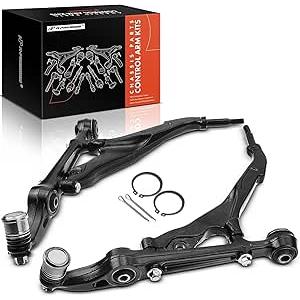 A-Premium 2 x Front Lower Control Arm, with Ball Joint & Bushing, Compatible with Honda Civic 1992-1995, Civic del Sol 1993-1997, Acura Integra 1994-2001