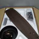 52 Inch Farmhouse Ceiling Fan with Light and Remote, Black Industrial Caged Flush Mount Ceiling Fans with 6 Speed Reversible Motor and Dual Finish 5 Blades, Rustic Ceiling Fan for Living Room, Bedroom