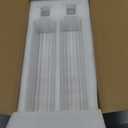 NUPTIO Candle Stick Holder for Centerpiece: Ribbed Hurricane Glass Taper Candle Holders - Set of 2 Fluted Candlestick Holder with Tall Cylinder Cover for Fall Thanksgiving Christmas Dining Table Decor