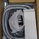 Shower Enema System with 100 Inches Hose, Diverter, Water Control Valve for Men and Women Portable Cleaning, Enema Nozzle Kit Cleaner Attachment (Polished Chrome)