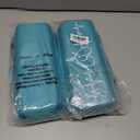 2 x Stethoscope Case for 3M Littmann Cardiology III,II,IV,3M Littmann Master Cardiology/MDF MDOne Stainless Steel Stethoscope Nurse Accessories (Peacock Green Outer+Light Blue Inner)