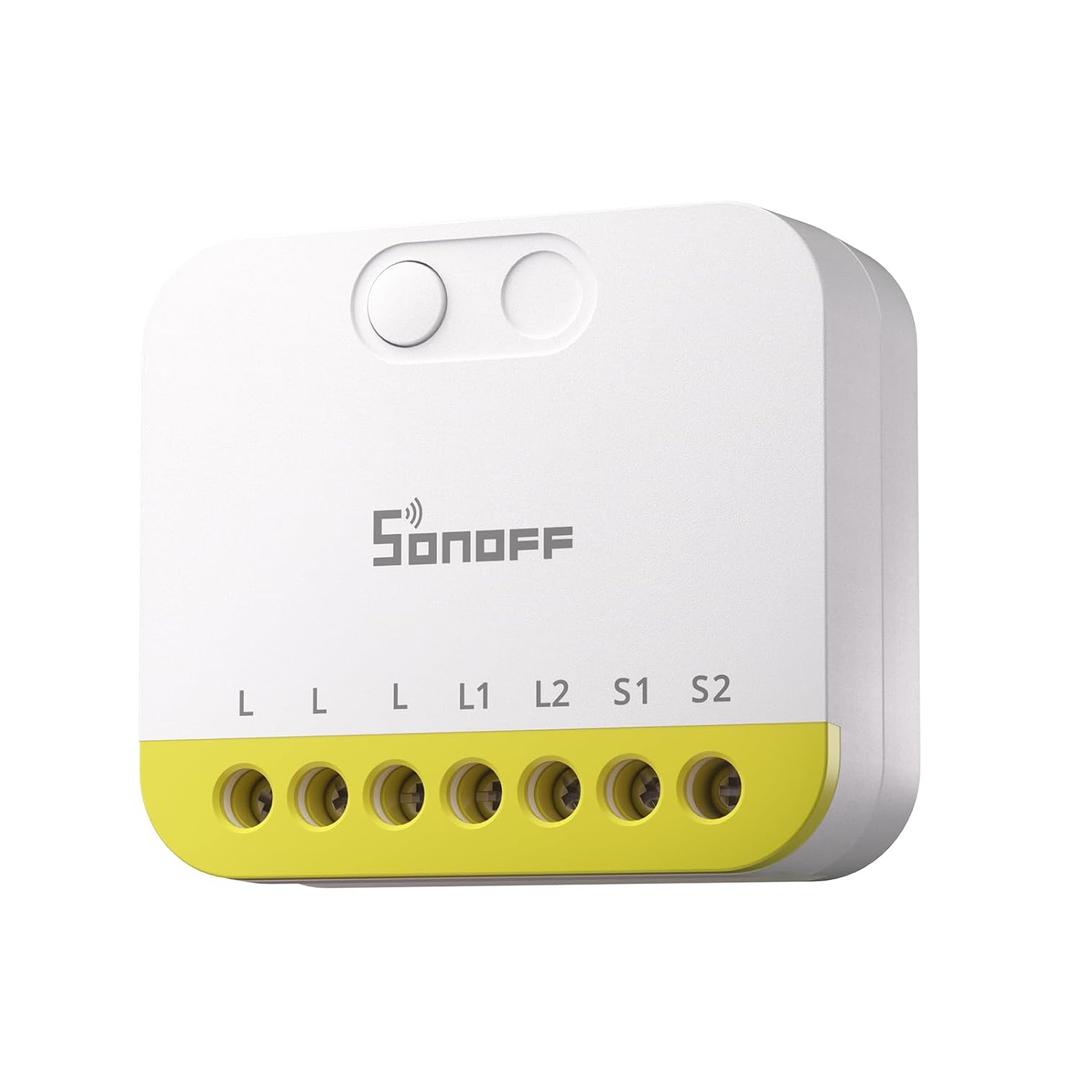 SONOFF MINI Duo-L Zigbee Smart Switch  No Neutral Wire, Zigbee 3.0, Dual Channel, Compact Design, Works with Alexa, Google Home