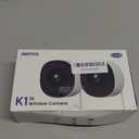 2K No Drill Window Camera-2 Pack 2.4Ghz & 5Ghz WiFi Cameras for Home Security for Indoor & Outdoor Monitoring, Anti-Glare Color Night Vision, Human Detection, 24/7 Recording, Ideal for Apartment, K1