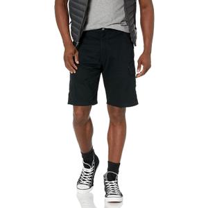 Wrangler Authentics Men's Classic Relaxed Fit Cargo Short (48, Black Twill)