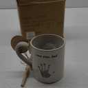 Mud Pie Dad Handprint Mug; 12 oz