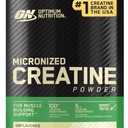 Optimum Nutrition Micronized Creatine Monohydrate Powder, Unflavored, 120 Servings, 600 Grams (EXP 11/25/27)