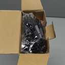 Picture Frames Collage,Photo Display Board With Clips,Hanging Picture Wall Decor for Dorm Graduation Letter Postcard Greeting Card Organizer Holder,Pine Wood,Adjustable Metal Bead String,Large,Black (1 Pack)