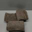 MIULEE 24x24 Inch Euro Chenille Throw Pillow Covers Set of 2 Soft Accent Taupe Grey Neutral Farmhouse Textured Cushion Covers for Bed Sofa Couch Bedroom Living Room