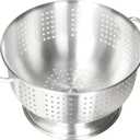 Winco Aluminum Colander with Base, 8-Quart, Medium