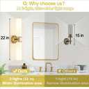 Wall Sconces Set of Two, Hardwired Brushed Gold Bathroom Sconces Wall Lighting with Milky White Glass, Modern Sconces Wall Decor Set of 2 Bathroom Light Fixtures for Mirror Living Room Hallway Bedroom