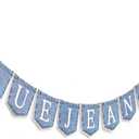 Blue Jean Baby Shower Banner - Blue Jean Gender Reveal Party,Western Baby Boy Shower Banner,Jeans Themed Banner Decoration