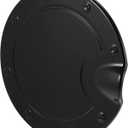 X AUTOHAUX Black Fuel Tank Cover Door Gas Filler Cover Replacement Accessories for Dodge for Ram 2010-2017