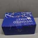 Alomidds Weighted Blanket for Adults, Weighted Blankets Queen Size 60"x80",15lbs, Cooling Breathable Soft and Comfort Minky, Heavy Blanket Microfiber Material with Glass Beads,Navy