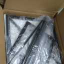 Black Lantern Pendant Light 4-Light Pendant Light Fixtures Hanging Farmhouse Chandelier with E12 Bulb Base, 12" Adjustable Lantern Light Fixture for Dining Room Kitchen Foyer (12 inch-Wire)