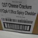 Quest Nutrition Cheese Crackers, Spicy Cheddar Blast, 10g of Protein, Low Carb, Made with Real Cheese, 12 Count (1.06 oz bags)(BB: 01/31/2026)