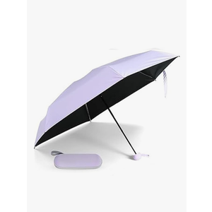 Travel Umbrella for Rain & Sun, 8 Ribs Lightweight Portable, Folding Small Compact Mini Umbrella, UPF 50+, Inverted Umbrellas, for Girls and Women, 7in