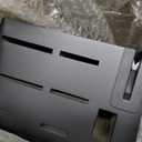 Astercook Knife Set, Kitchen Knife Set with Built-in Sharpener Block, Dishwasher Safe, 15 Pieces German Stainless Steel Knife Block Set, Black