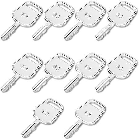 Ruimou 10Pcs Lgnition Key GY20680/042900000/1714054 Compatible with John Deere/Briggs Stratton/Bush Hog/Bad Boy Mower and Lawn Tractors