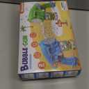 Bubble Gun Machine for Kids 4-8: 2-Pack Automatic Bubble Guns with 2 Bottles Refill Solution - Summer Outdoor Toys Bubble Blaster Maker Blower for Easter Party