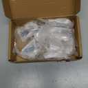 Alzassbg 10 Pack Brushed Satin Nickel Cabinet Knobs, 1.3 Inch(32mm) Kitchen Cabinet Hardware Rectangle Knob for Cupboard and Drawer AL6072SN