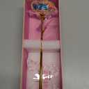 Unique Gifts for Sister, Pink Preserved Galaxy Rose with 4.23.15 Inch Acrylic Butterfly Stand - Delicate Sister Birthday